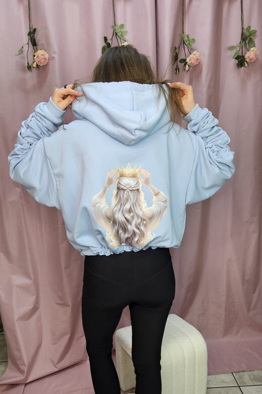 Bluza Team blond niebieska