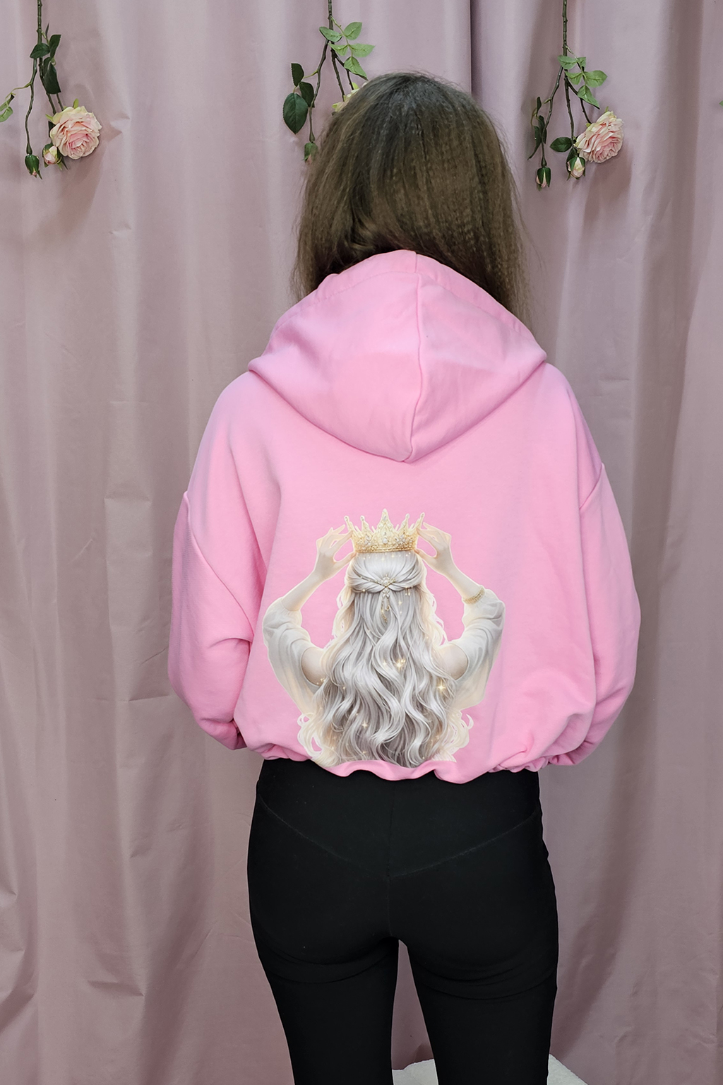 Bluza Team blond ciemny róż - obrazek 3