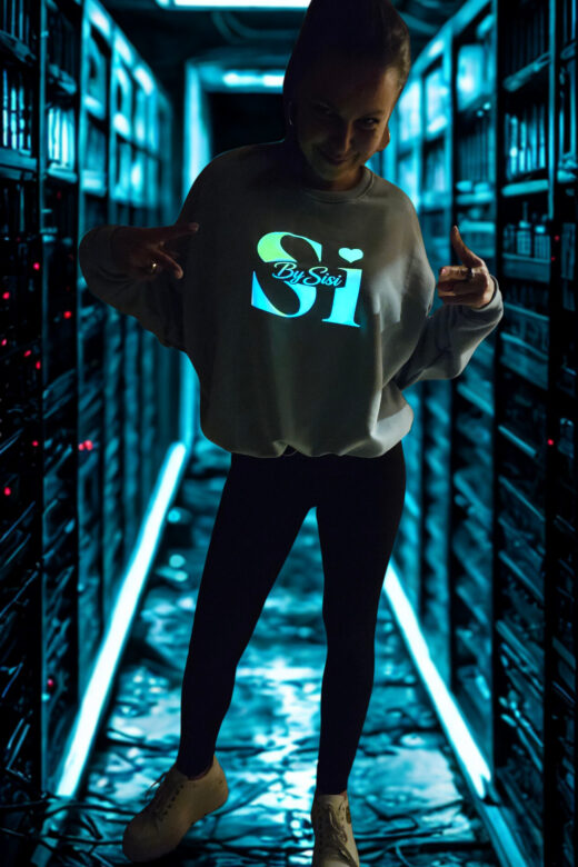 Bluza Holo kolor niebieski