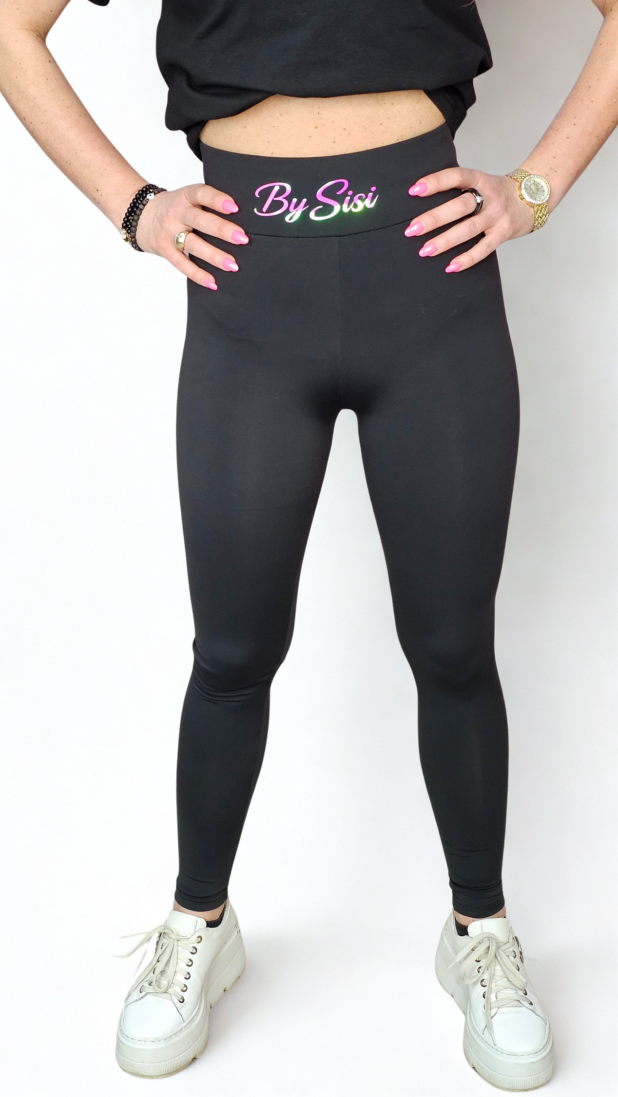 Legginsy holo bysisi czarne - obrazek 6