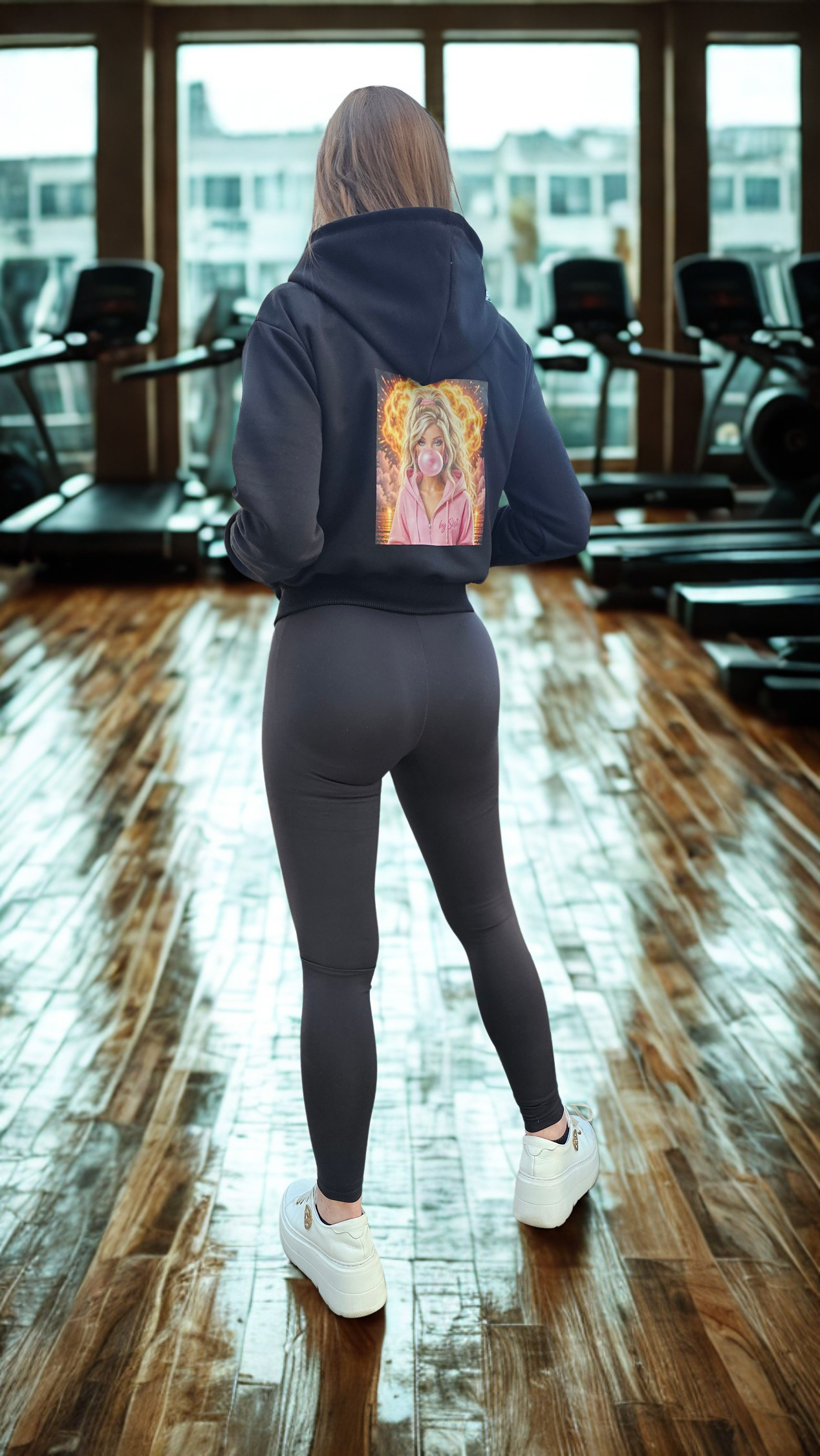 Bluza barbie czarna