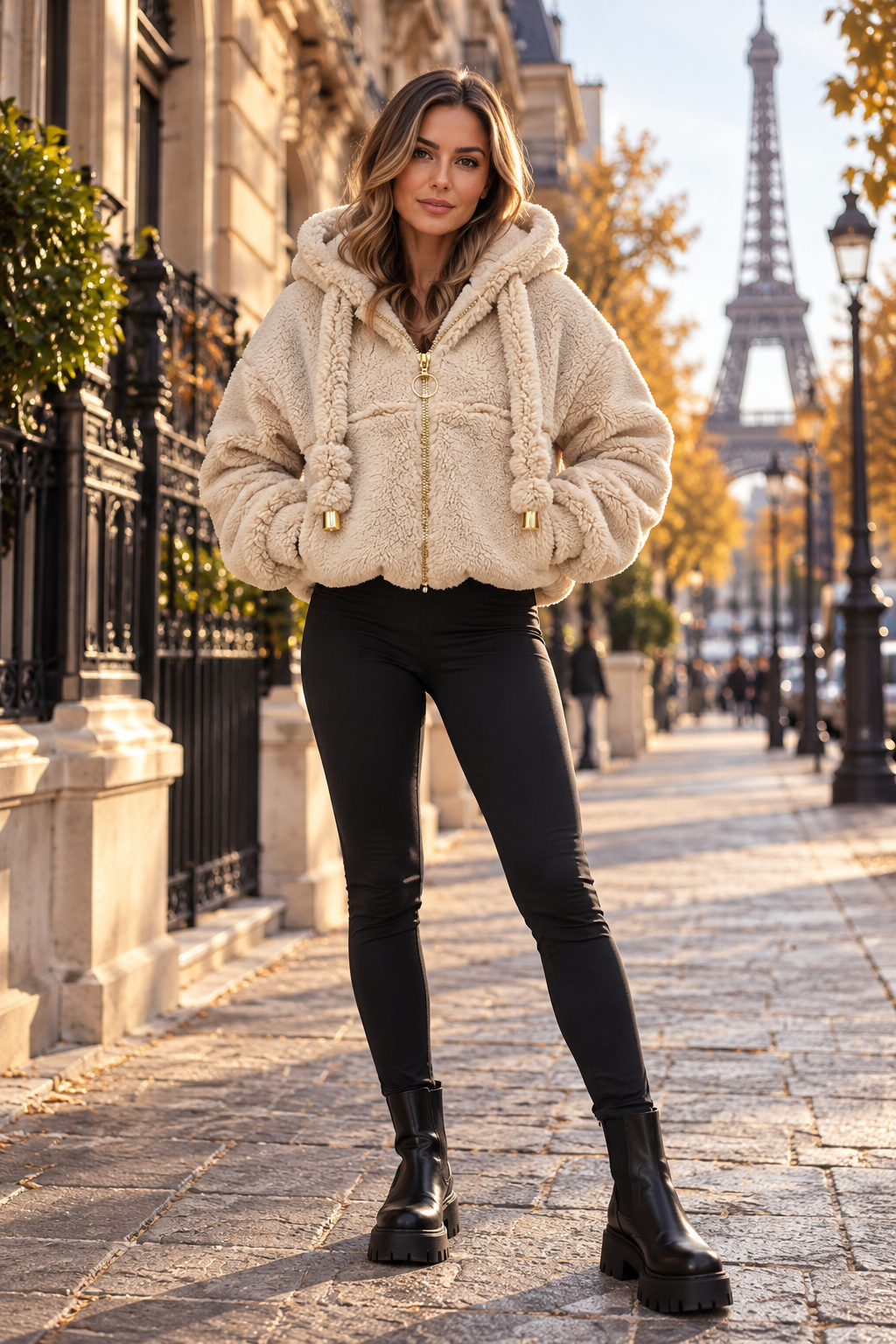 Bluza Teddy rozpinana 4 kolory - obrazek 4