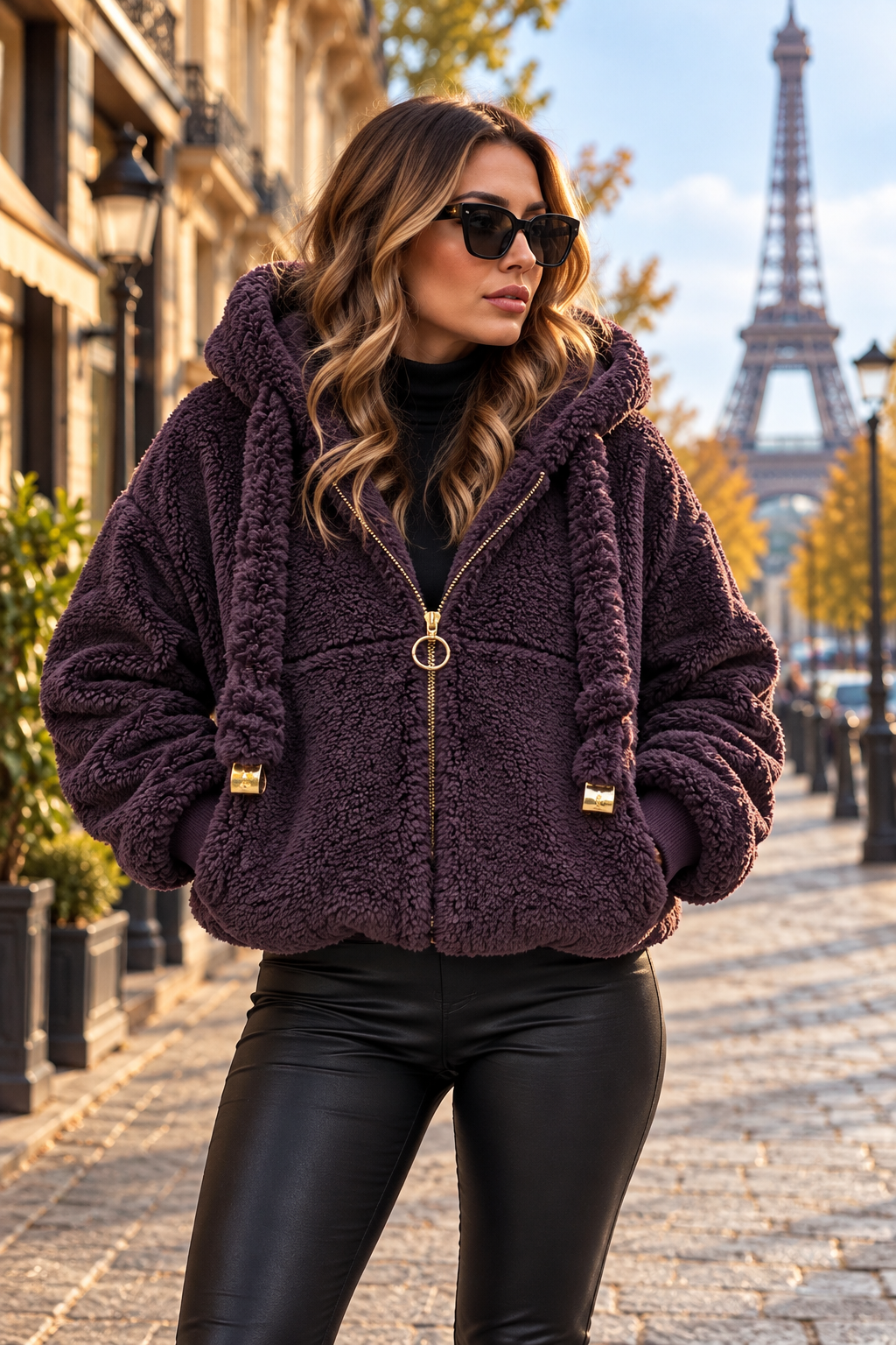Bluza Teddy rozpinana 4 kolory - obrazek 2